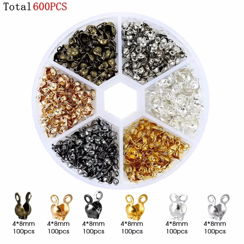 Alloy Accessories Jewelry Findings Set Earring Making Kit Lobster Clasp Open Jump Rings Repair Tools DIY Jewelry Making Supplies Qme 25