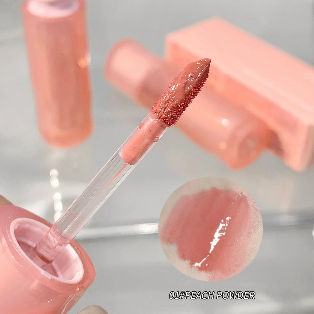 Gege Bear Light Mirror Water Gloss Lip Glaze Moisturizing Valentine's Qme