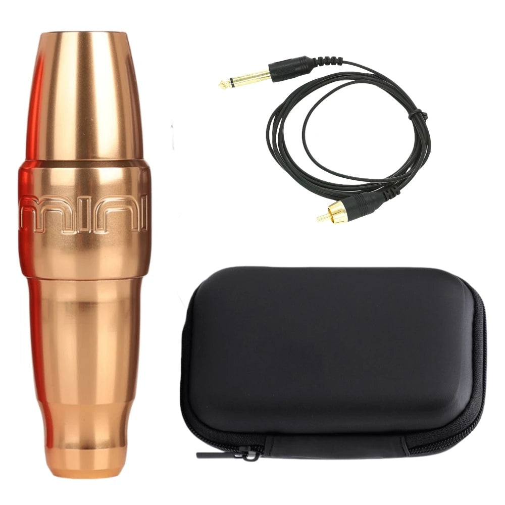 New FK Mini PMU Rotary Motor Permanent Makeup Tattoo Pen Machine For Lip Eyebrow Supply Qme Gold