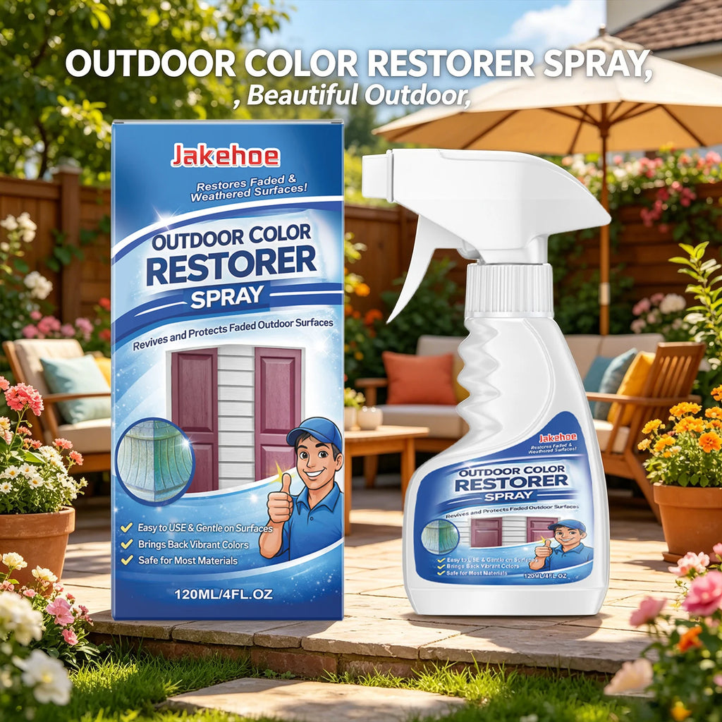 Outdoor Color Restorer Spray Maintain Colorful Furniture Appearance Prevent Fading Multi-surface Protection Color Renewal Spray Qme