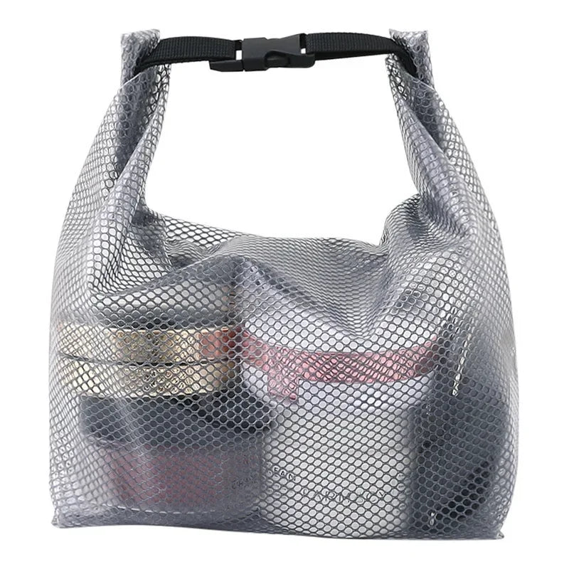 Waterproof Storage Bag, Fitness Clothing, Swimming Bathroom, Large Capacity Drawstring, Outdoor Toiletries Bag Qme
