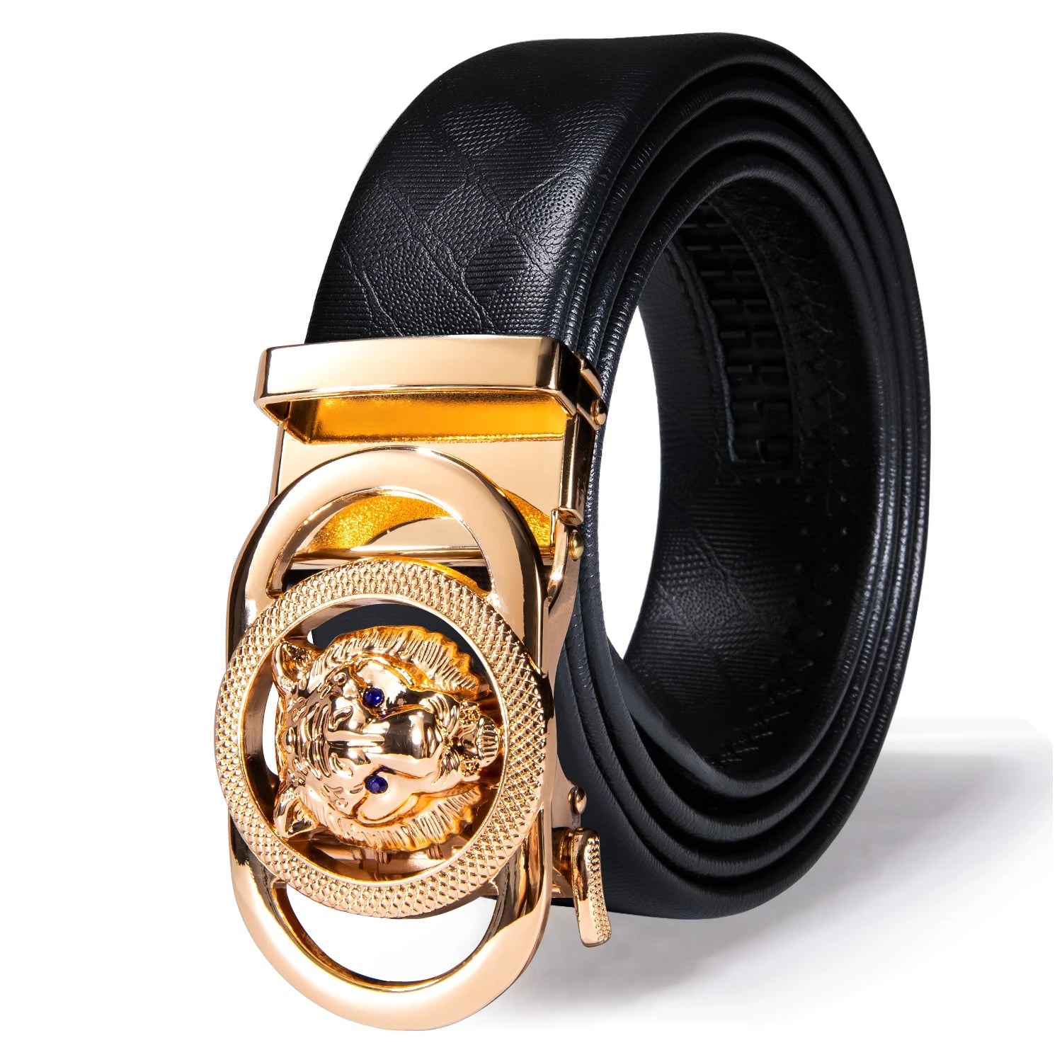 Luxury Leather Men's Belt Men 2020 Fashion Designer Buckle Automatic Qme 2339 130cm