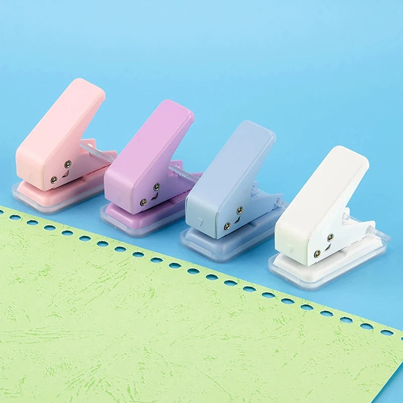 Mini Hole Punch 1 Cute Paper Portable Round Puncher Cutter Kawaii Qme