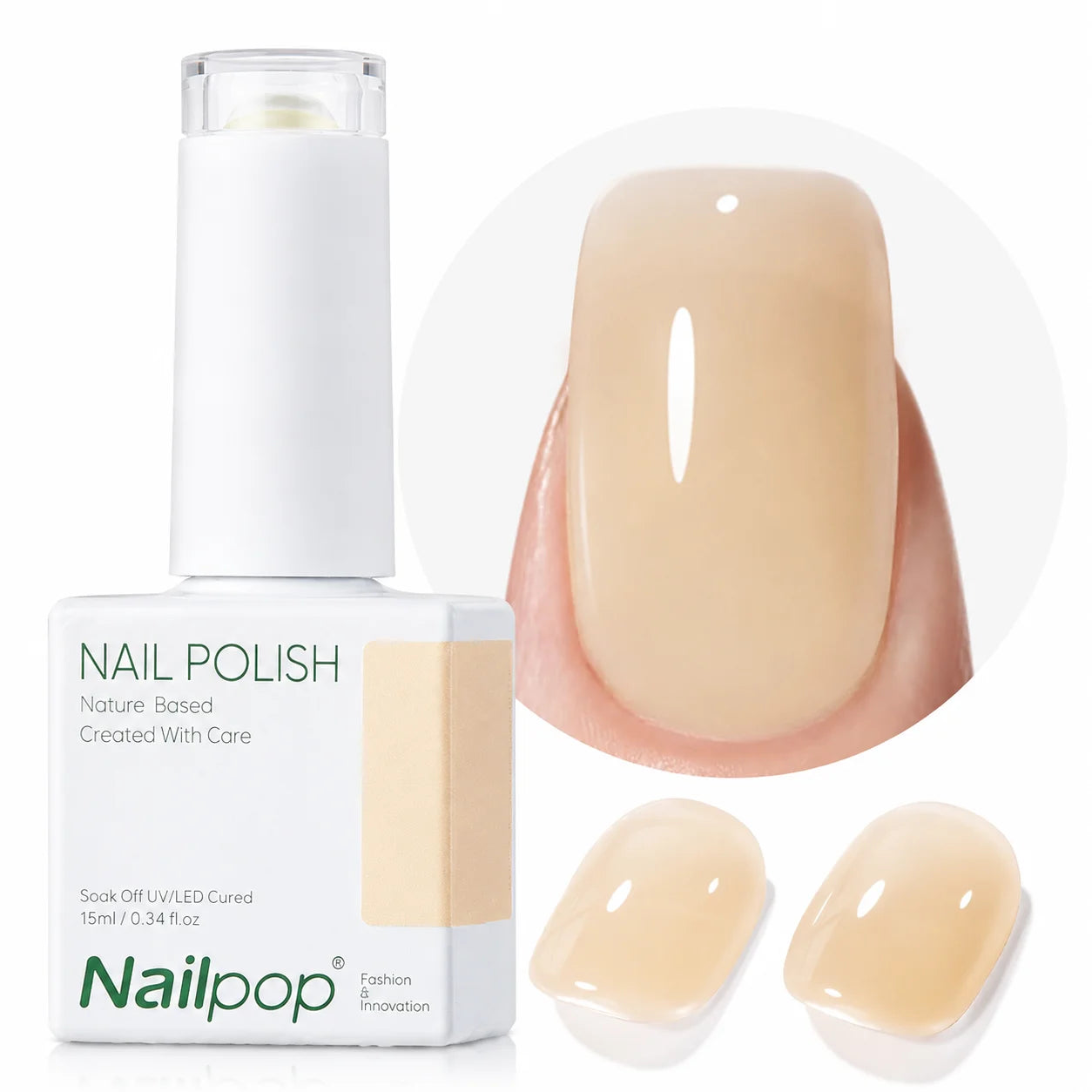 Nailpop Summer Dopamine Gel Polish 20 Colors 8 12 Builder Nail Art Qme B-001 10ml