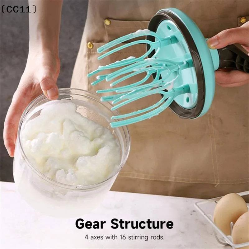 Multifunctional Manual Whisk Semi-automatic Egg White Cream Cake Hand Qme