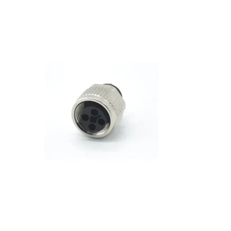 M12 S - coded Plug Connector for Motor Power Supply Line, Waterproof Pin Plug, 3+PE High Current Qme
