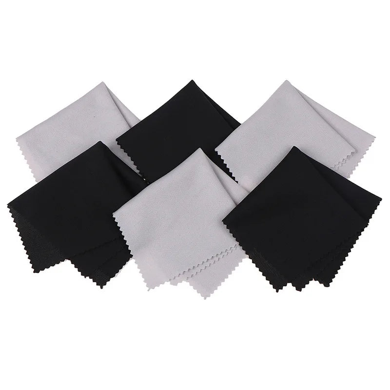 10Pc Ultra-fine Fiber Eyeglass Cloth Sunglasses Lens Cleaning Cloth Double-sided Velvet Instrument Cleaning Cloth Eyeglass Cloth Qme