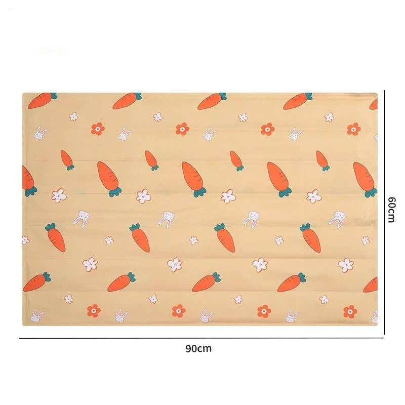 Reusable Pet Cooling Mat Waterproof Gel Pad Dogs Cats Summer Non Qme A15
