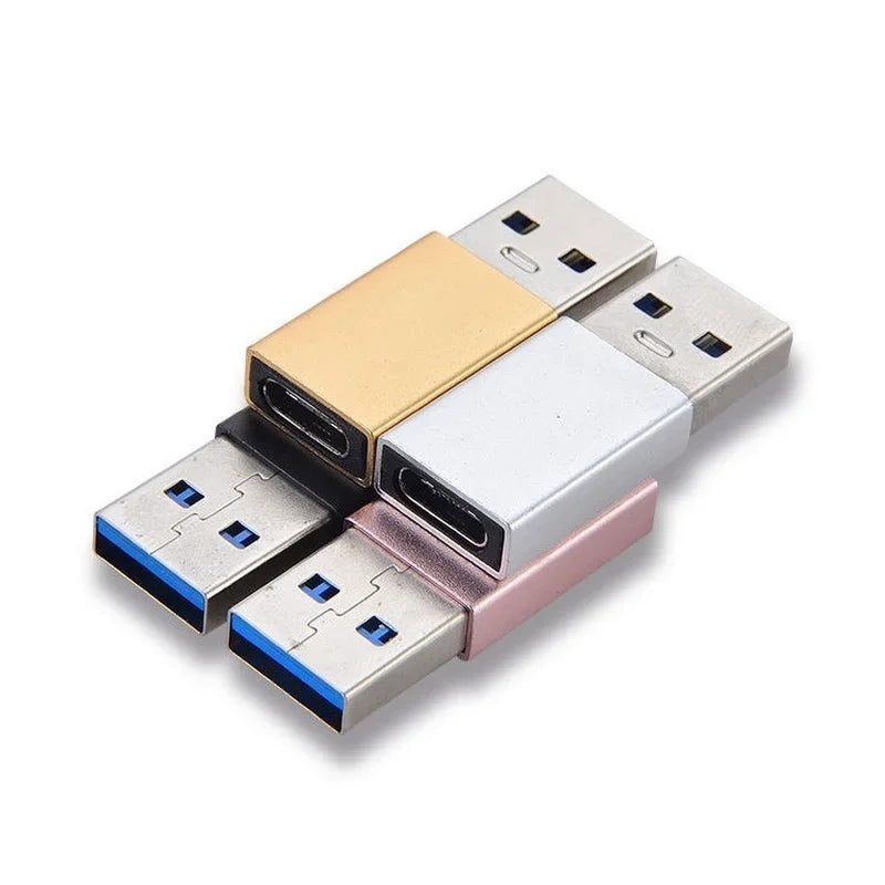 Type-c Female To USB Male Connector Charging Test 3.1 USB C Female Hard Disk USB 3.0a Male Converter for Samsung Xiaomi Huawei Qme