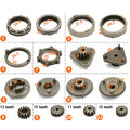 17pcs/set Brushless Lithium Electric Drill Self-Locking Gear Set Reduction Gear Kit Industrial Processing Power Tools Accessory Qme Khaki
