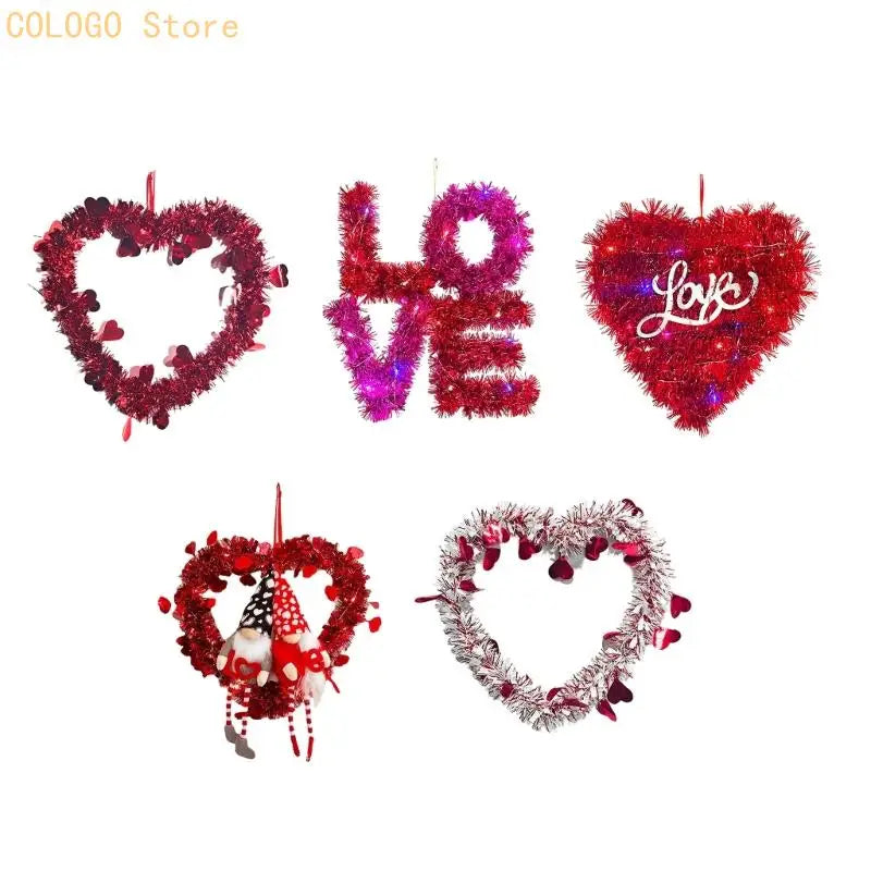 Multipurpose Valentine Door Hanger Wreath Event Home Beautification Qme