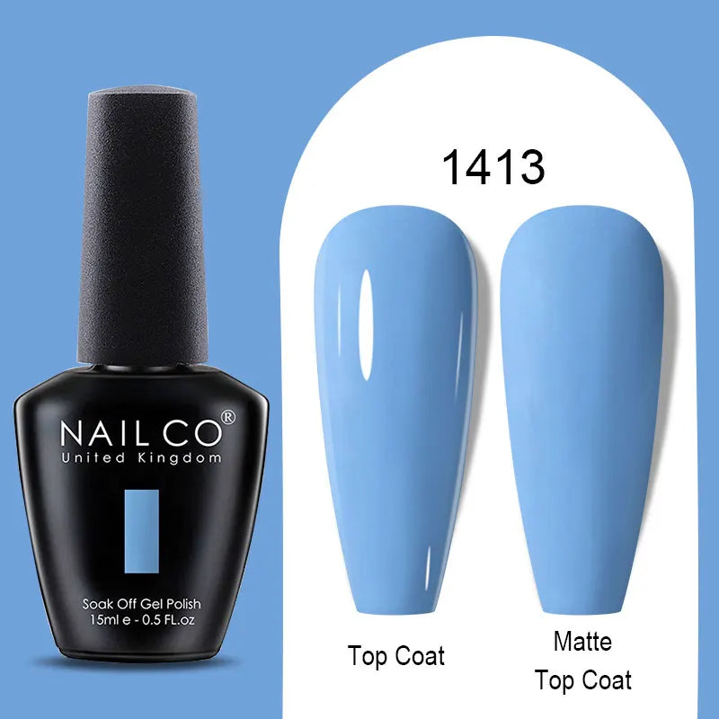 NAILCO Winter Red Gel Nail Polish Semi Permanent Soak Off Varnishes
