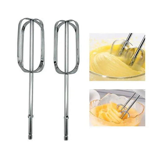 1/2Pcs Hand Mixer Beaters Attachments For Universal Stainless Steel Electric Hand Mixer Whisk Replacement. Qme