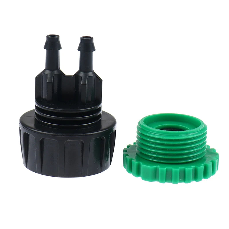 ^1Pc Garden hose 1/4" to 1/2" 3/4" Female Y connector irrigation 4/7 hose adapter Qme