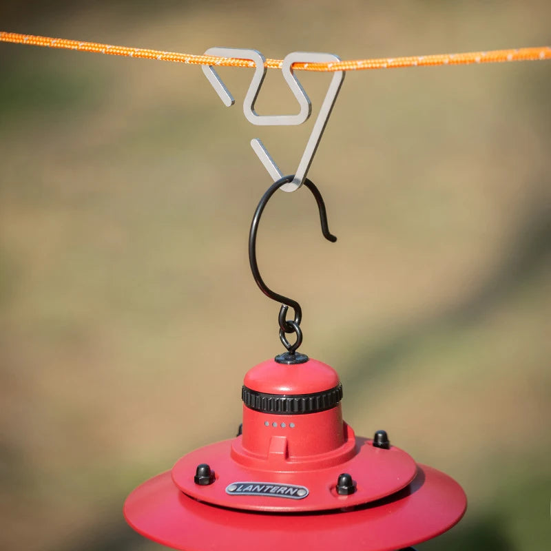 Outdoor Stainless Steel Hooks Ultra-light Multi-functional S-shaped Qme
