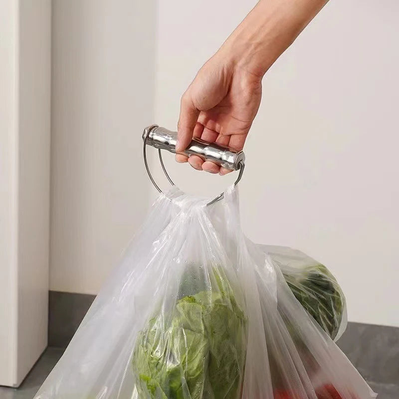 Vegetable Carrier Convenient Handheld Plastic Bag Holder Easy Use Qme
