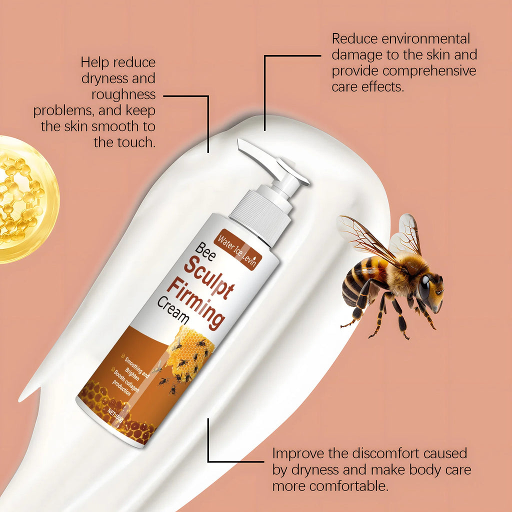 Bee Sculpt Firming Cream - Skin Tightening Cream - Reduces Fine Lines - Lifts and Moisturizes Skin with Natural Collagen Qme