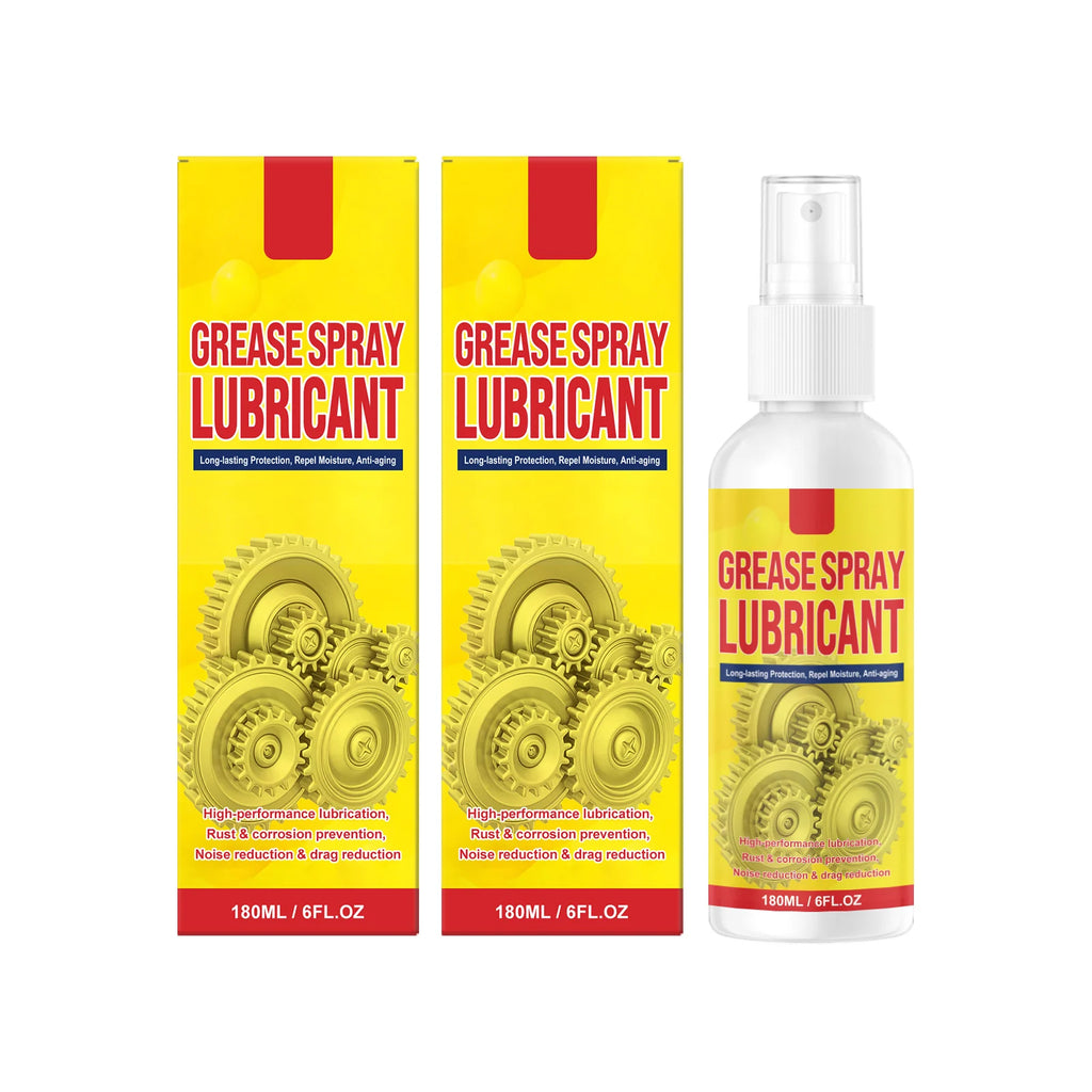 Multi-purpose Rust Remover Eliminate Rust Stains Reduces Friction & Noise Waterproof Long-Lasting Protection Rust Removing Spray Qme 2 x 180ML Boxed