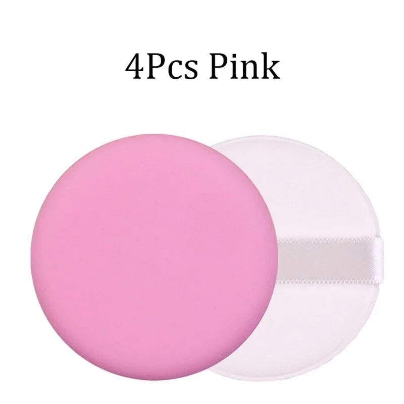4Pcs/Lot Air Cushion Puff Makeup Sponge For BB CC Cream Powder Contour Facial Smooth Wet Dry Make Up Beauty Tools Gift Qme 4Pcs Pink