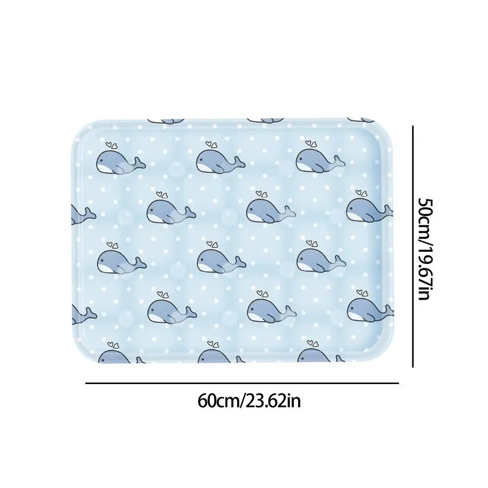 Dog Cooling Mat Waterproof Washable Thickened Portable Dog Cooling Bed For Puppies Cats Crate Cage Kennel Floor Sofa Car Seat Qme 01 China Mainland