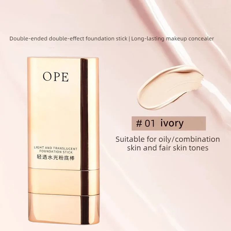 Water-glass Finish Foundation Stick Moisturizing Non-caking Formula Qme A3-20-01