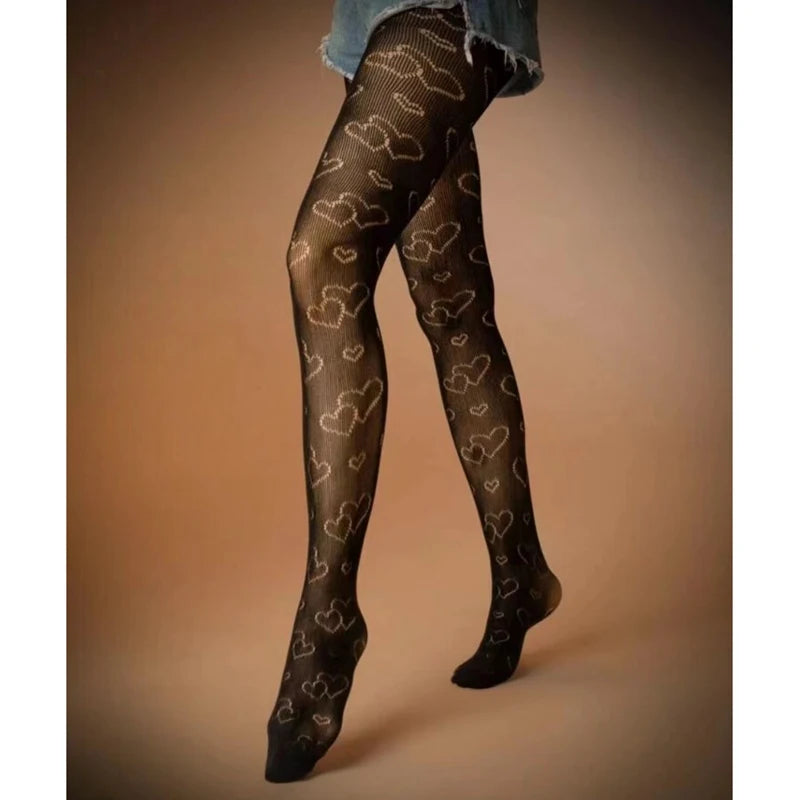 Sexy Fishnet Stockings Black Lolita Body Socks Kawaii Long Fish Net Qme K-7 one size