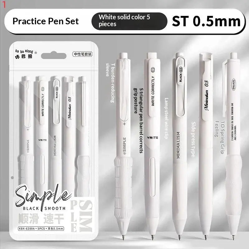 Gel Ink Pens Fast Dry Smoothly Write Journals Notes Business Papers Qme 1 White