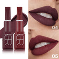 Velvet Lipstick Duo Creamy Smooth Application Pigment Long Lasting Qme 04 05 8g Full Size