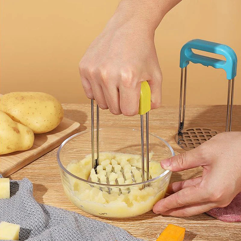 Manual Potato Masher Pressed Smasher Portable Kitchen Tool Babies Qme
