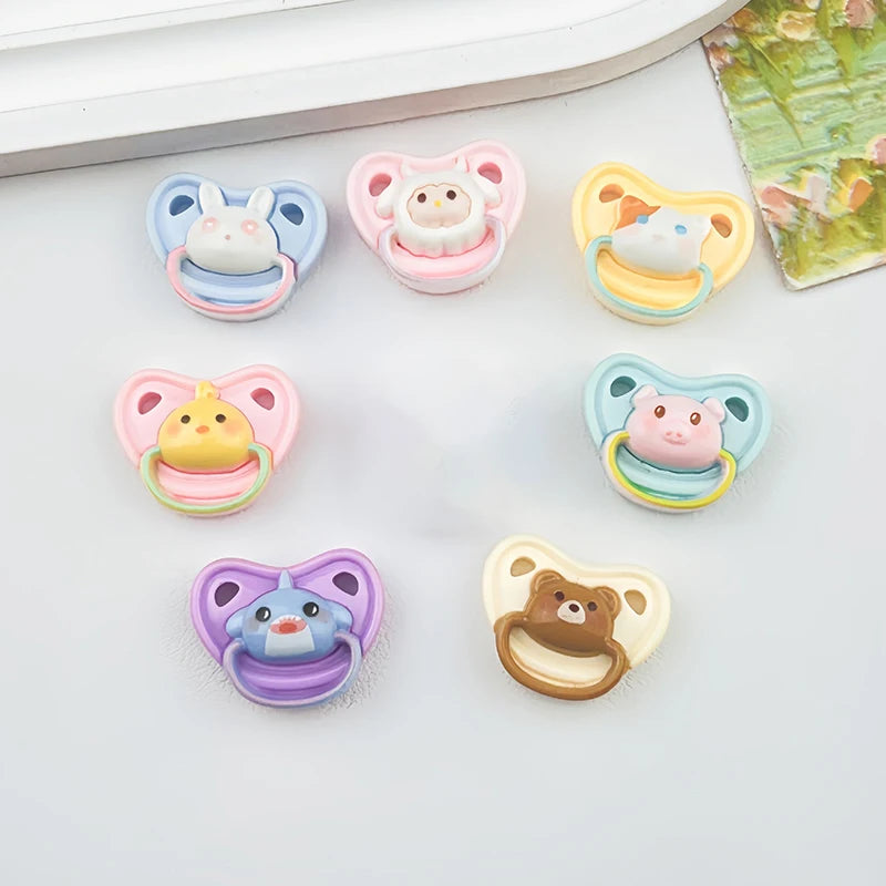Lovely Mini Doll Pacifier Play House Supplies Dummy Nipples Baby Qme