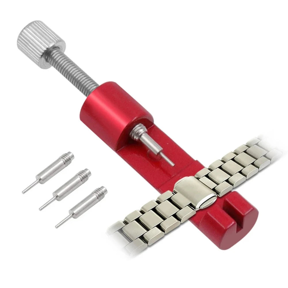Adjustable Metal Watch Strap Tool Watch Repair Tool With Watch Pin Band Link Pin Tools Remover Watch Accessories Qme