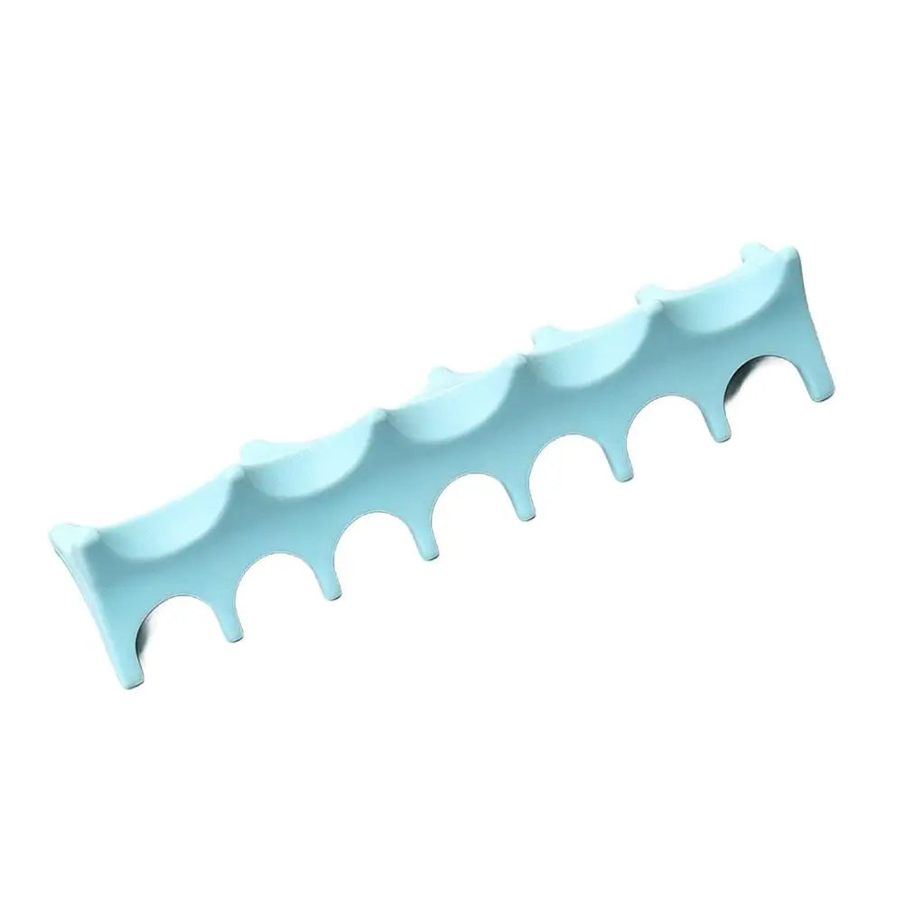 Soft Silicone Nail Pen Holder Brush Rack Shelf UV Gel Brush Display Stand Makeup Painting Pen Rest Organizer Stander Manicure Qme blue China