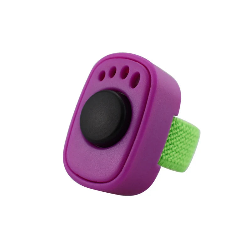 Interactive Sound Clicker Trainer For Thumb Training No Battery For Dogs Cats Positive Reinforcement Train Qme Purple