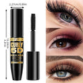 5D Black Waterproof Mascara Lengthens Eyelashes Extension Thick Silk Qme 1PC
