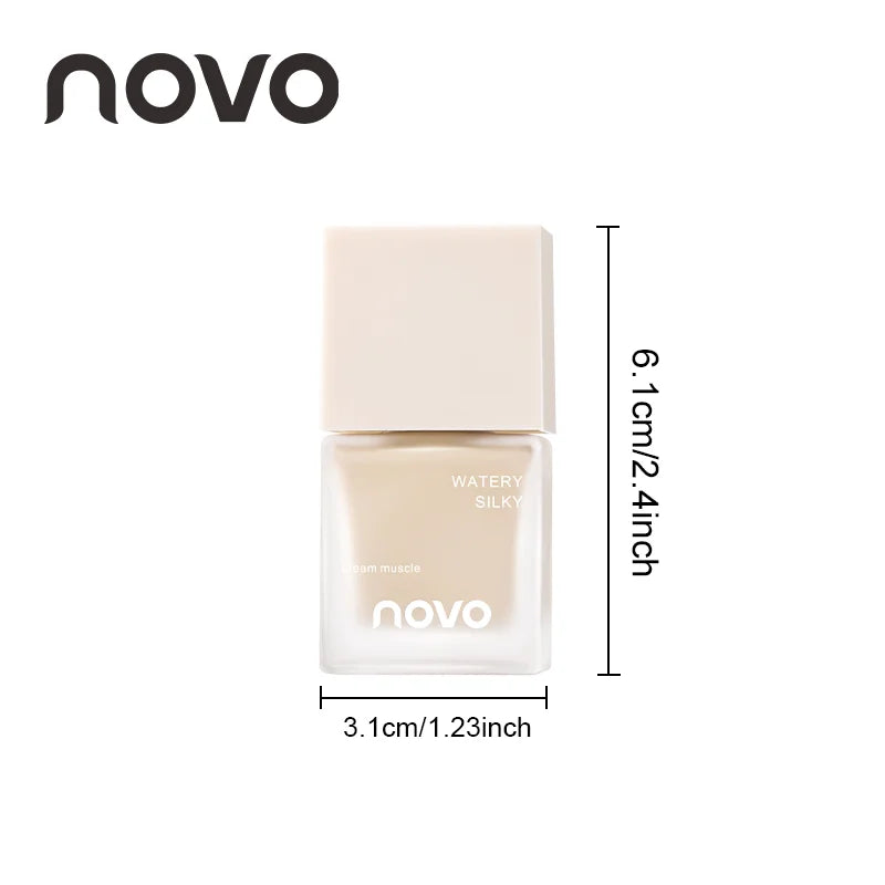 Moisturizing Light Feeling Liquid Foundation - Vitamin E, Breathable BB Cream, Easy To Apply, Covers Dark Circles & Blemishes Qme