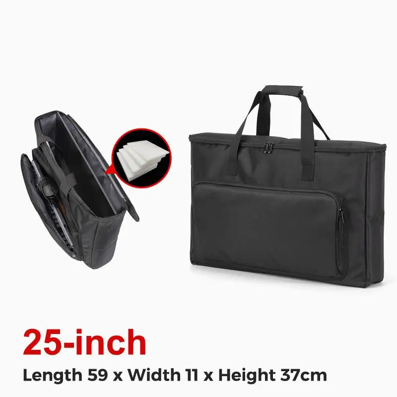 24/25/27/32 Inch Monitor Carrying Bag With Cushioning Foam Shockproof Full Protection Traveling Portable Computer Screen Case Qme 25 inches