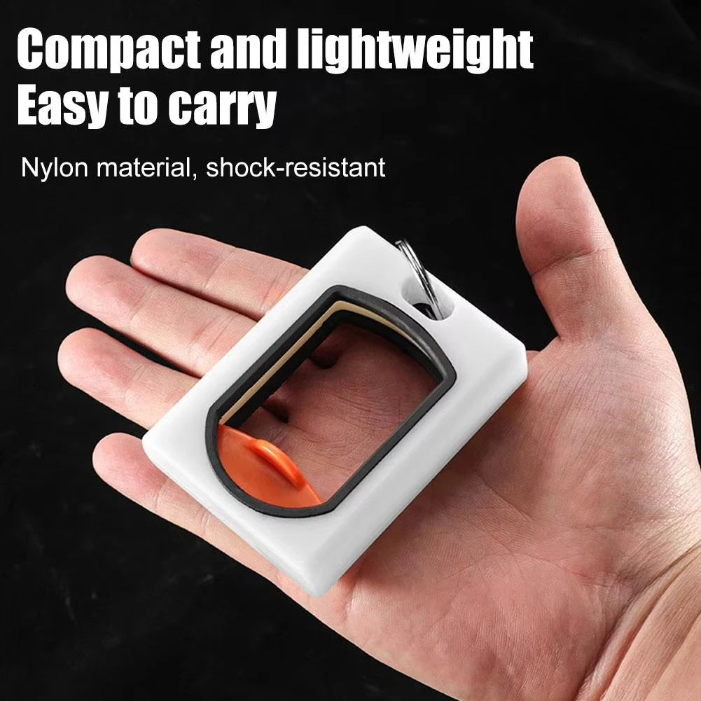 Square Cable Tie Organizer Fluorescent Cable Tie Organizer Portable Reusable Storage Cable Tie Holder Cable Tie Storage Tool Qme