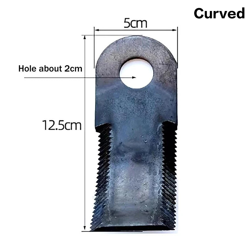 1PC Straw Returning Machine, Grass Shredder, Serrated Knife Hammer/Blade, Cart-type Lawn Mower Blade Accessories. Qme A5