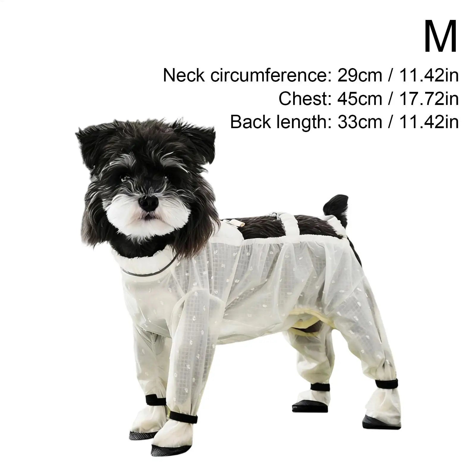 Dog Bodysuit Pet Stretchable Bodysuit With D-Ring And Adjustable Strap Waterproof Dog Onesie For Commuting Walking Outdoor Qme