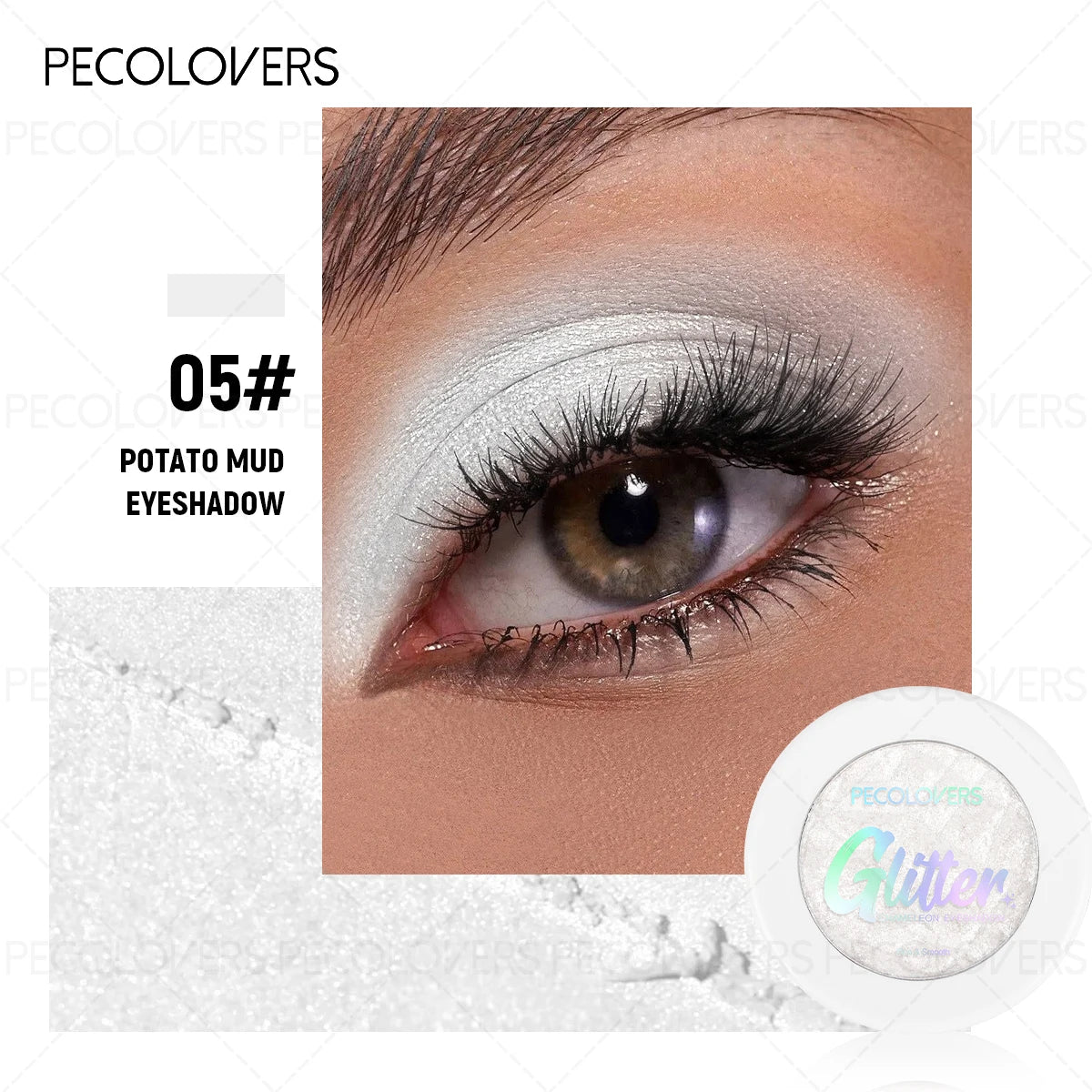 Mashed Potato Eye Shadow Highlighter Brightening Eyes Long-lasting Qme 05