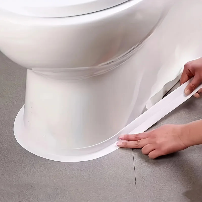 2 Roll PVC Sealing Tape For Bathroom Kitchen Caulk Strip Tape Self Adhesive Waterproof Wall Stickers Mold Proof Sealing Tapes Qme