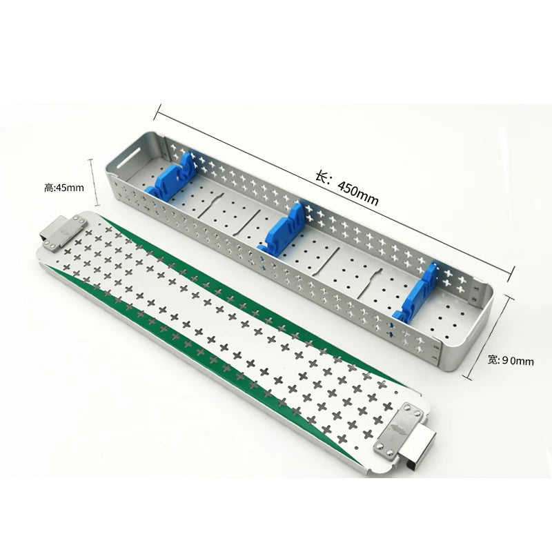 ENT Sterilization Tray Box Case Holding Instrument Borescope Qme H