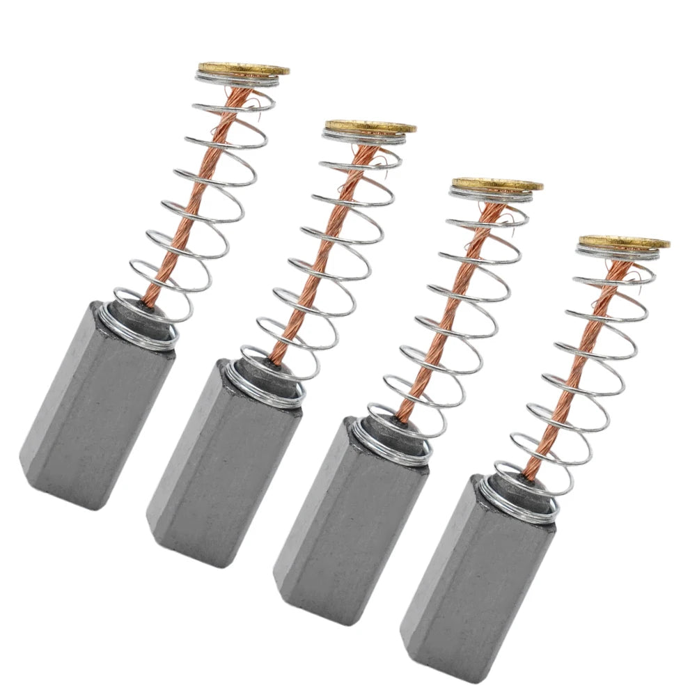 4pcs Carbon Brushes Spare Parts Mini Drill Electric Grinder Replacement For Electric Motors 10mm X 5 X 5mm Power Transmission Qme