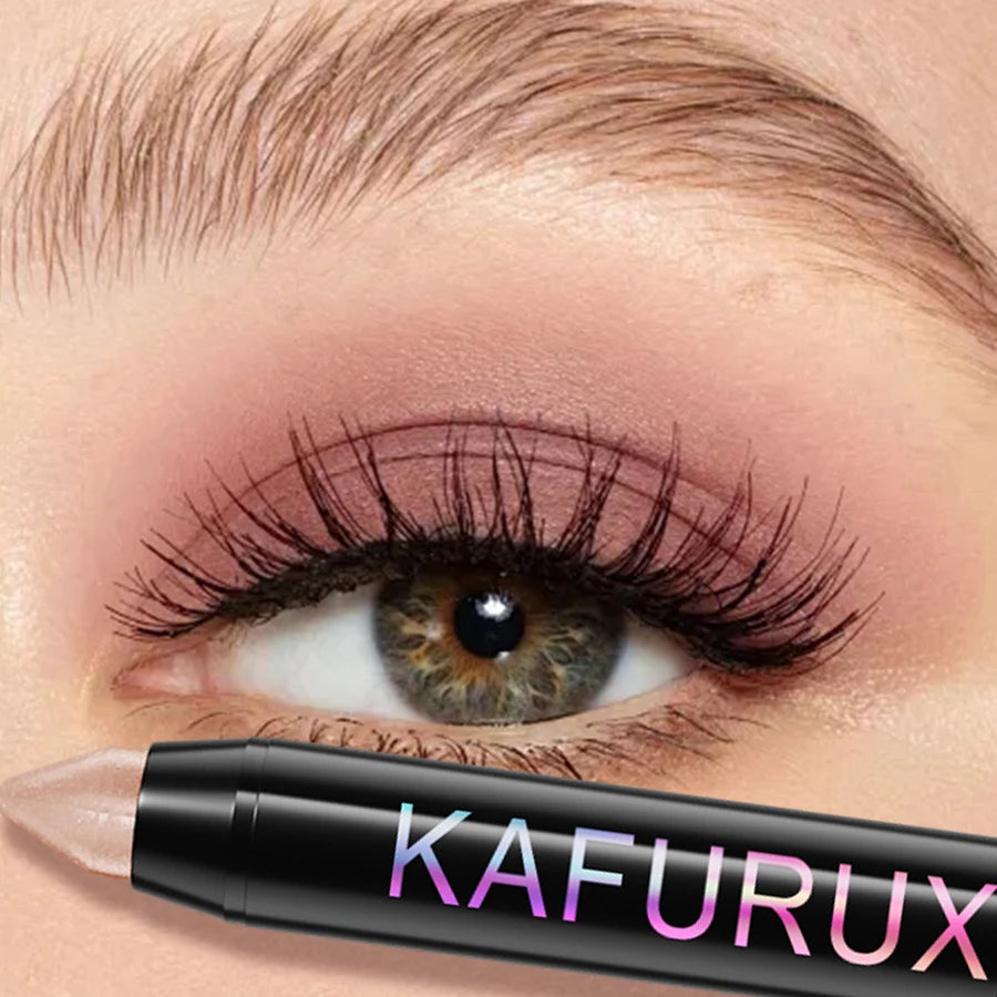25 Colors Glitter Eyeshadow Eyeliner Pencil Waterproof Pearlescent Qme 202