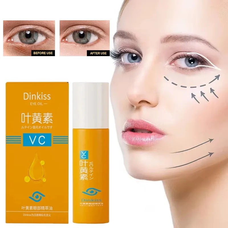 Reduce Dark Circle Eye Serum Oil Retinol Faded Wrinkle Firming Skin Reduce Eye Bag Fade Fine Line Whitening Brighten Eye Care Qme