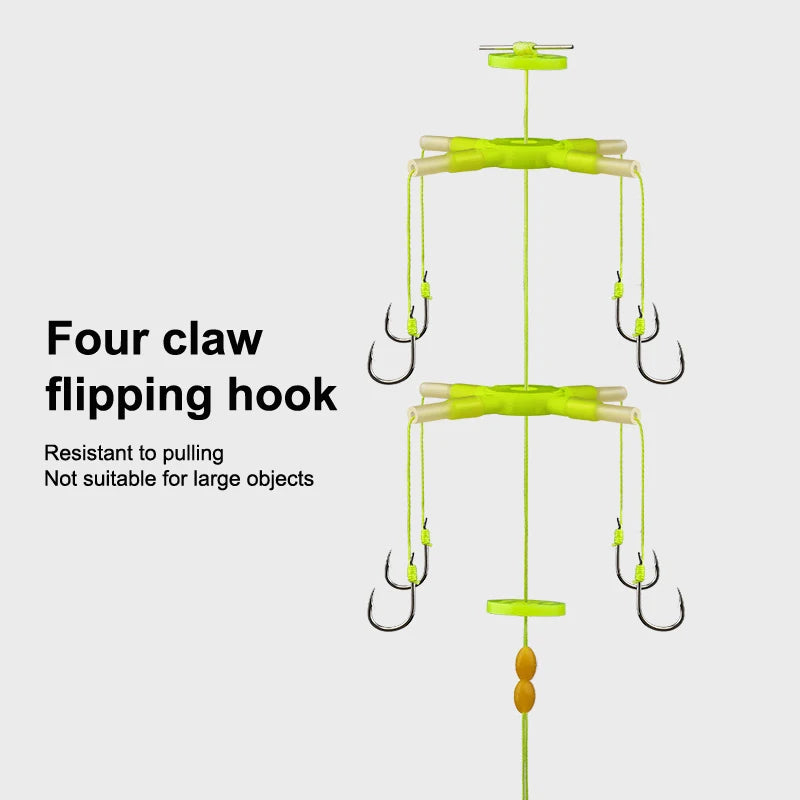 DIY Accessories Explosion 4 5 Hooks Fishing Lure Bait Carp Trap Qme