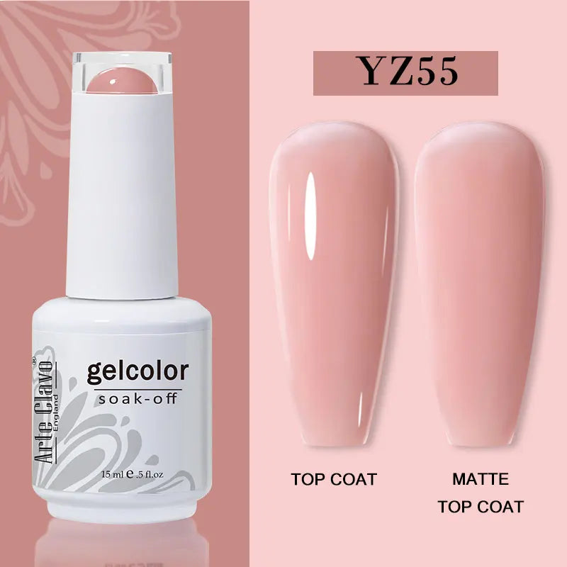 Arte Clavo15ml Gel Nail Polish Burgundy Red Brown Chocolate Art Soak