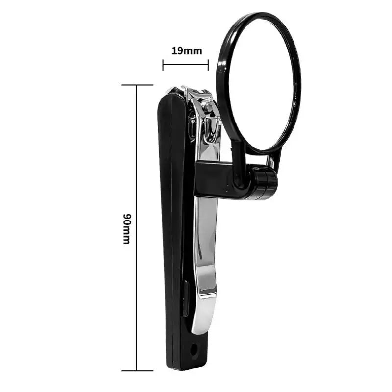 Magnifying Glass Nail Clipper Anti-splash Rust-proof Large Trimmer Qme