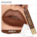 Natural Finish Lipstick Pencil Can Be Used As Lip Liner Brown Qme 10