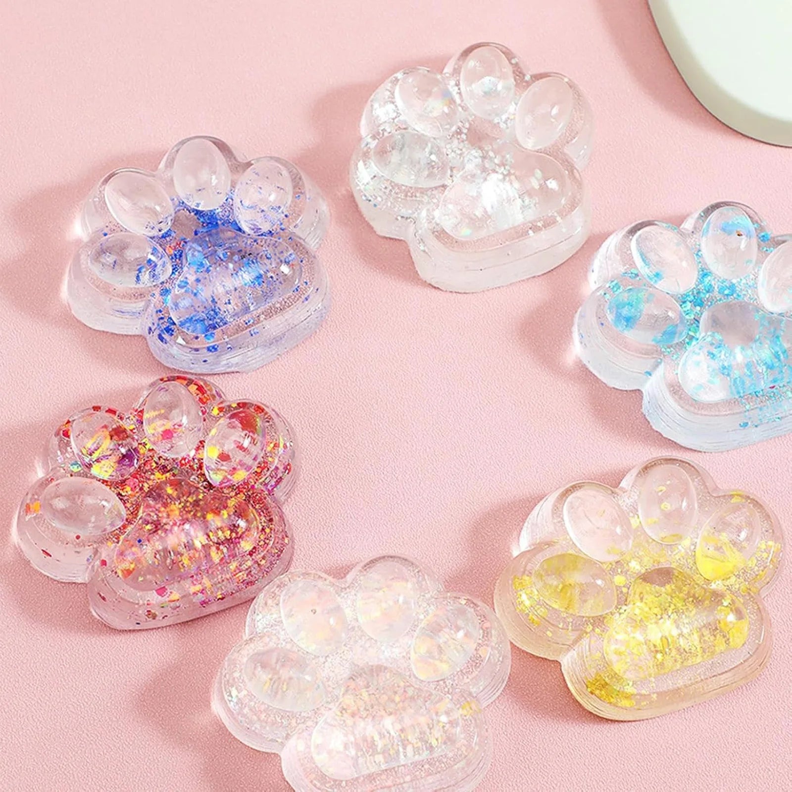 Taba Cat Paw Fun Toys Kawaii Sticky Fidget Toys Holiday Birthday Party Favors Gifts Stress Relieving Toys Qme